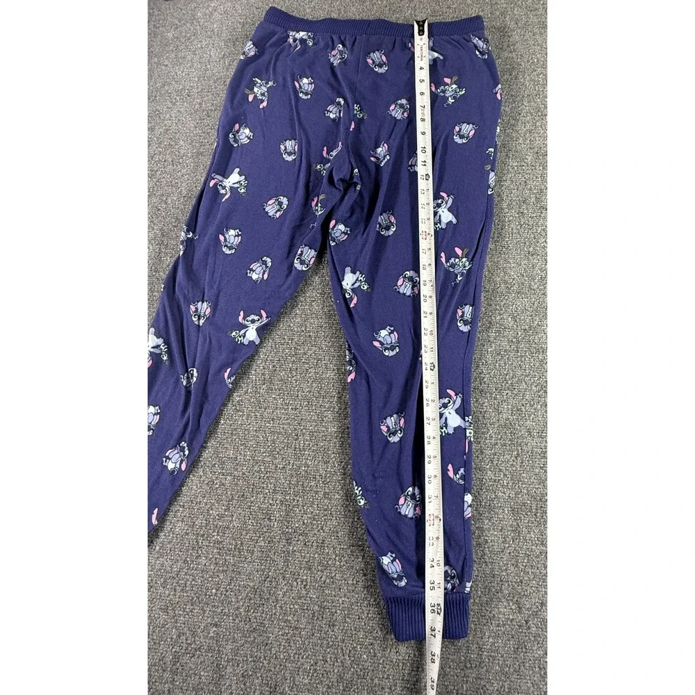 Disney Lilo & Stitch Purple Pajama‎ PANTS Sleepwear Womens Medium LZ14923BB - Picture 6 of 6